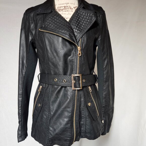 Faux Leather Jacket - Picture 1 of 9